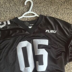 FUBU Black Football Jersey